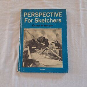 1966 Perspective For Sketchers Book By Ernest W. Watson Drawing Sketching Depth